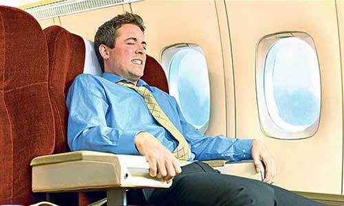 تاثیر استرس در مسافرت با هواپیما